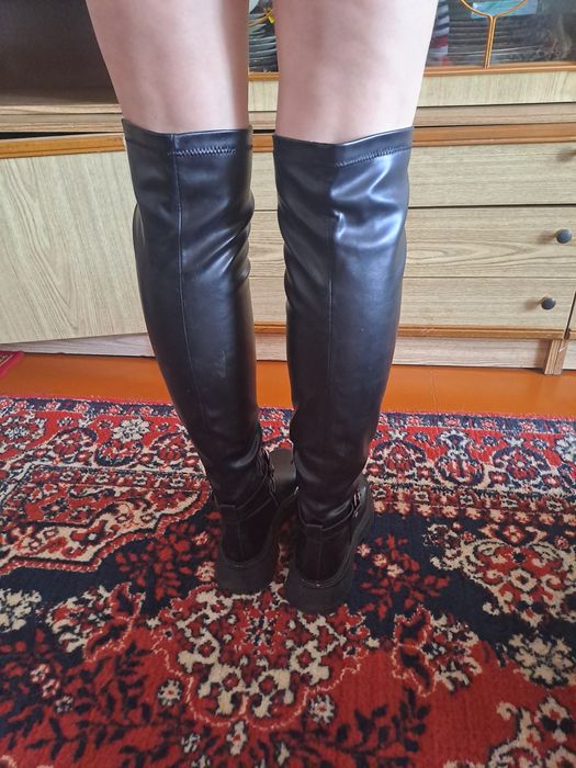 Сапоги ботфорты новые