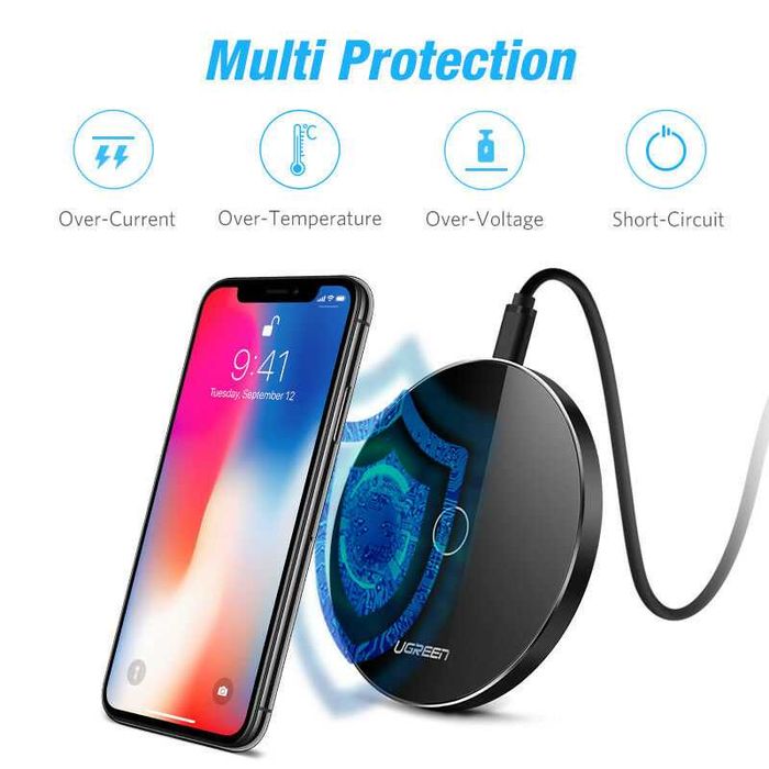 UGREEN поставка за безжично зареждане – Wireless Qi Charger