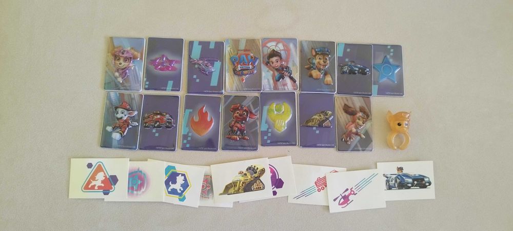 Paw Patrol Marshall Пожарникарски комплект, магнити и татуировки