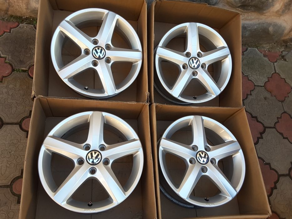 jante aliaj 16; 5x112; originale Vw Golf 5,6,7,Plus,Caddy,Touran,Jetta