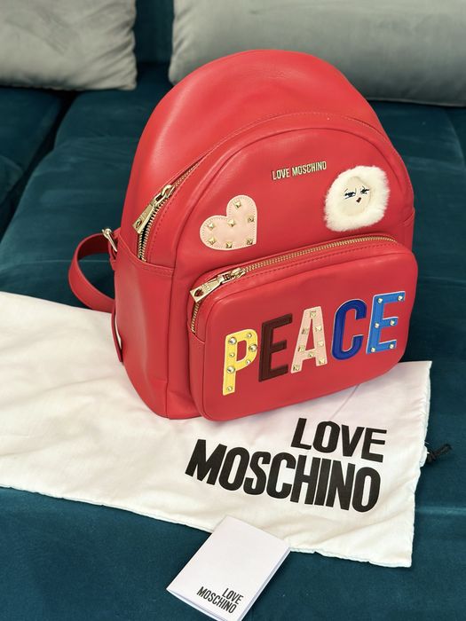 LOVE MOSCHINO оригинална кожена раница