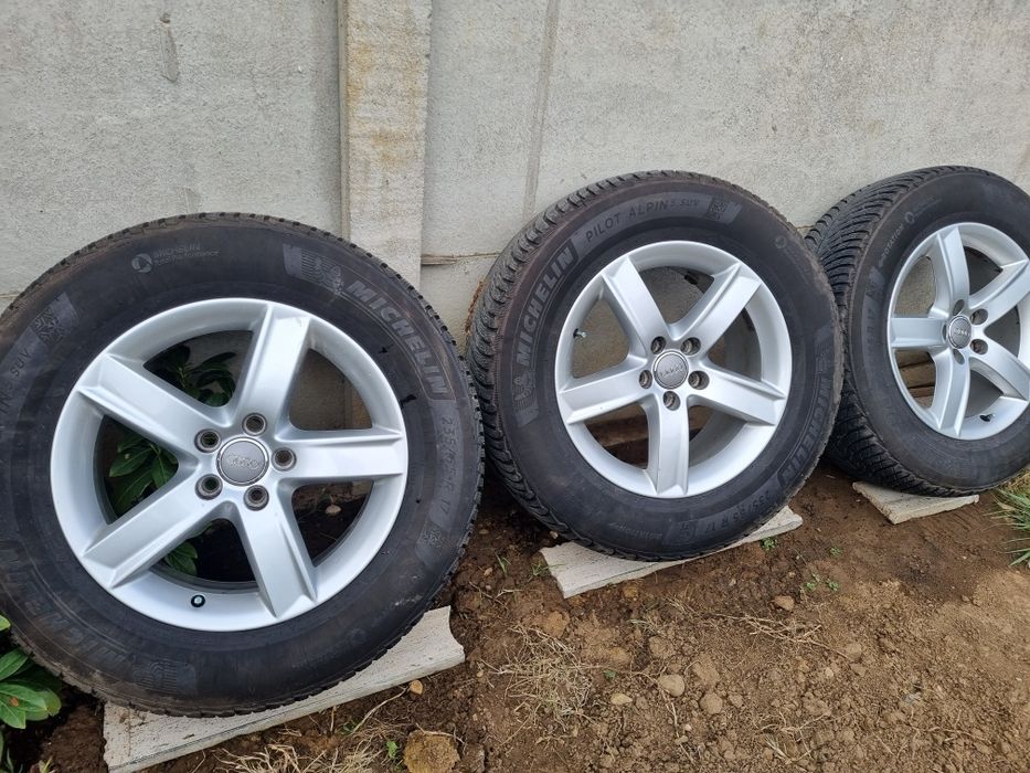 Jante cu anvelope 235 65 17 audi q5
