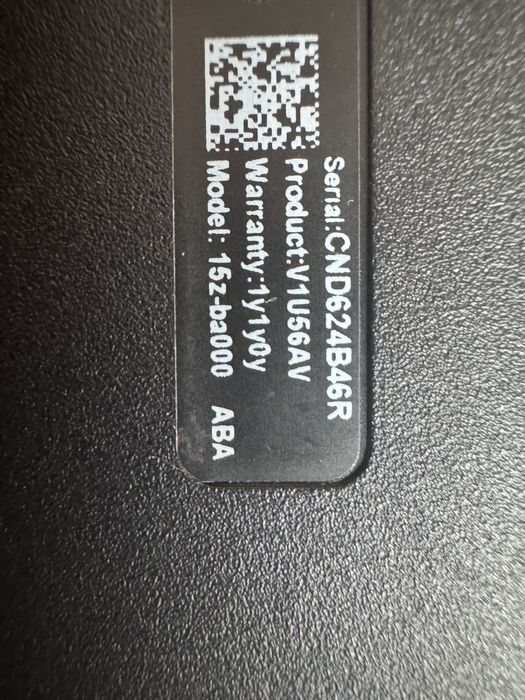 HP Notebook 15z-ba000