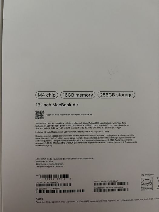 MacBook Air 13 2025