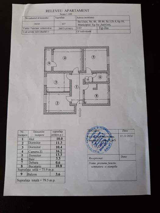 Vânzare apartament 4 camere