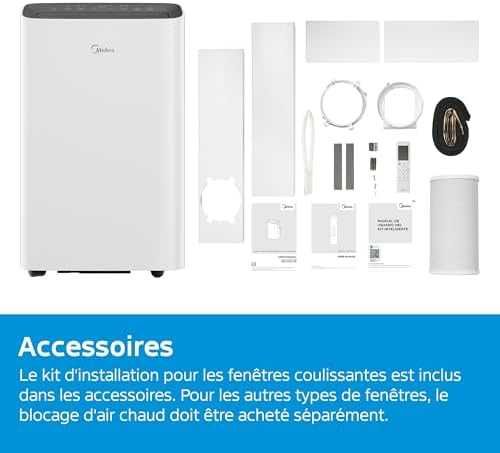 MIDEA Silent мобилен климатик 12000 BTU охлаждане и отопление