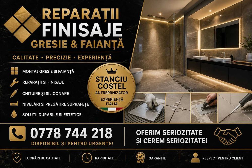 Oferim servicii de amenajare interioare premium