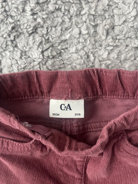 Pantaloni fetite velur C&A marime 92