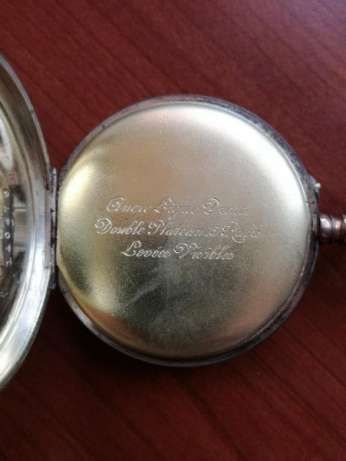 Швейцарски сребърен часовник Ancre Ligne Droit