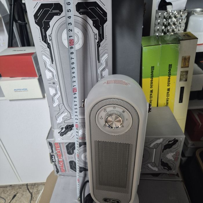 Топ Цена!Ел.Печка с Модерен дизайн 1500w, 2степени,защита от обръщане.