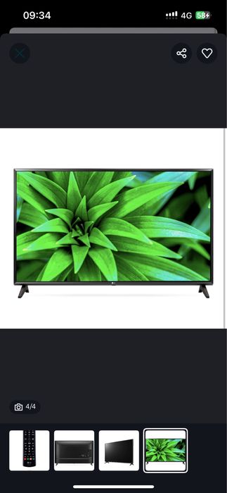 телевизор LG 32LM570BPLA.