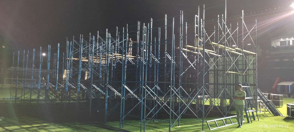 Teleskopik Stoyka Domkrat. Телескопический стойка. Леса. Xavoza