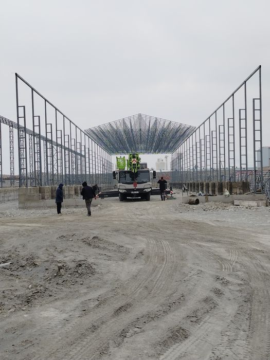 Контейнер профилларидан Навес, Том ва  Омборхоналар курамиз