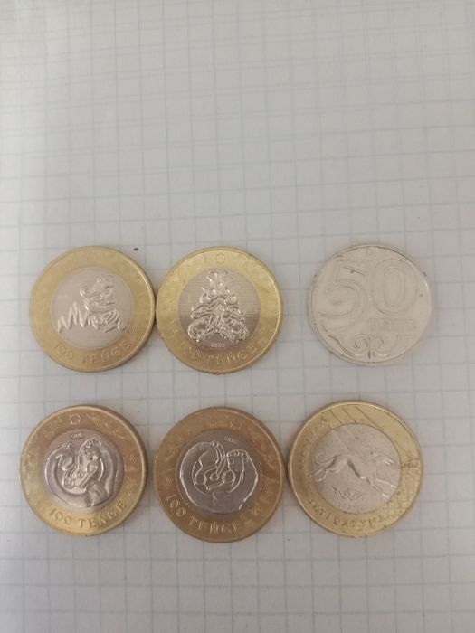 Коллекционные монеты 100тг