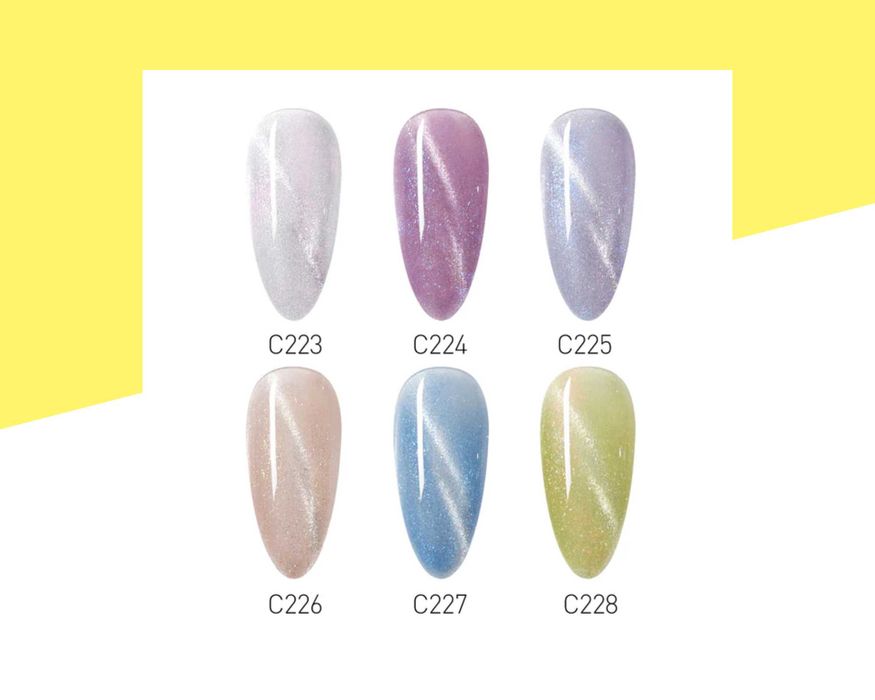 Професионален UV/LED магнитен гел лак CANNI, котешко око - 16 мл.