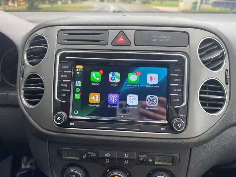 Navigație Android CarPlay VW Tiguan 1, Golf Plus 2007-2015