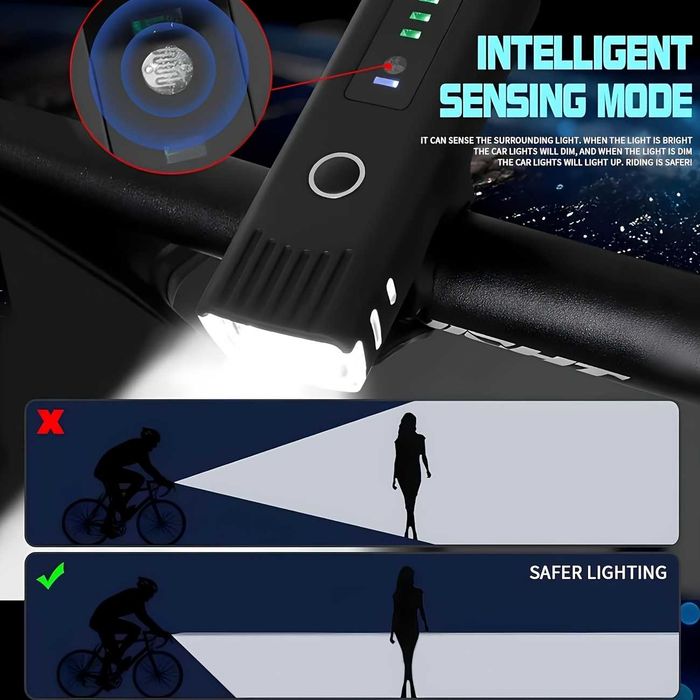 Светлини за велосипед - usb зареждане