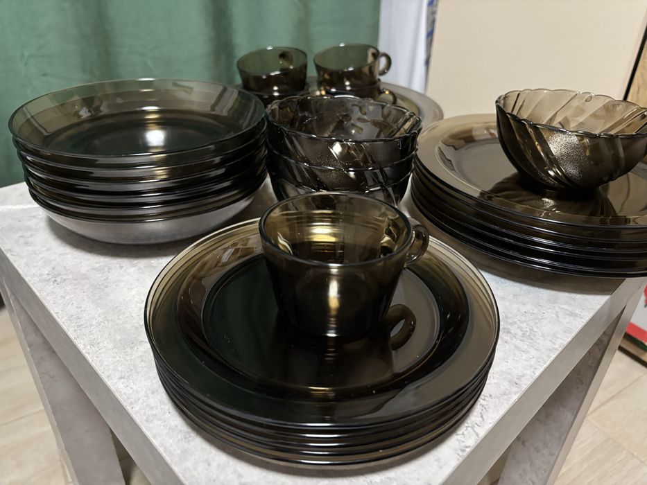 Set de masa sticla termorezistenta