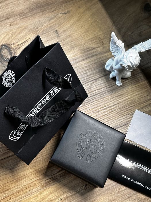 Bratara Chrome Hearts Double ID — Full Set Cadou