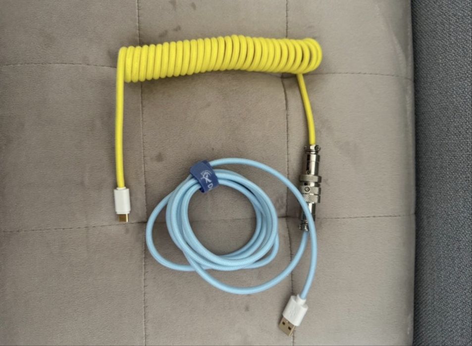 Cablu coiled aviator Ducky pentru tastatură