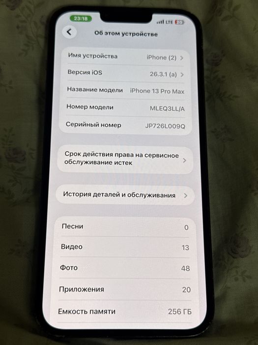 13 pro max 256gb