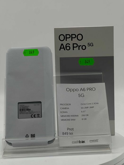 Oppo A6 Pro 256GB 8GB RAM Garantie 24 Luni CashBox