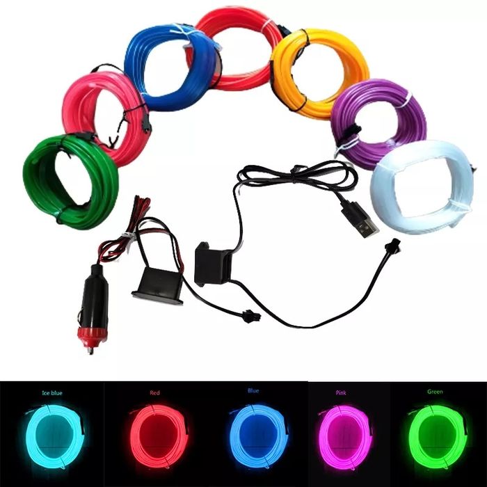 5М. Амбиентно ИНТЕРИОРНО LED осветление за кола автомобил