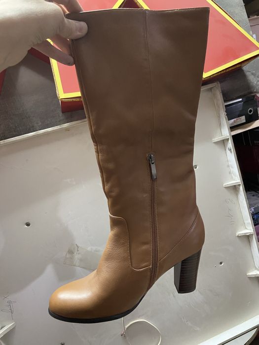 Продам сапоги кожа