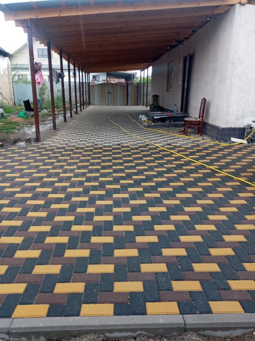 Брусчатка Старый город Кирпичик вибропресс