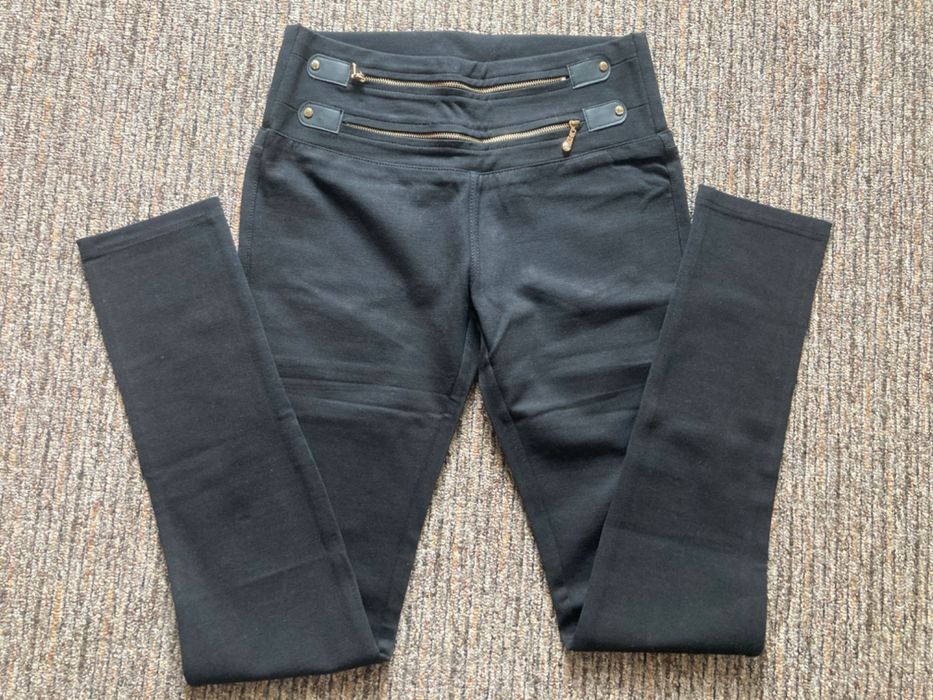 Pantaloni din bumbac cu banda lata în talie, mărimea S/M