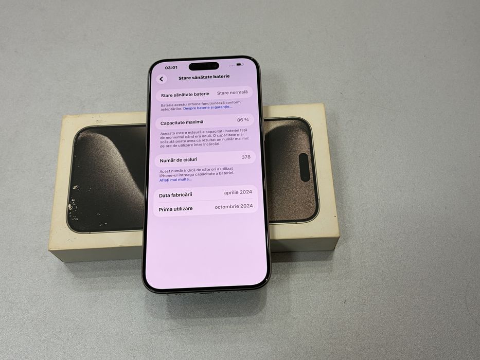 Iphone 15 Pro Max, 256 gb, Natural Titanium