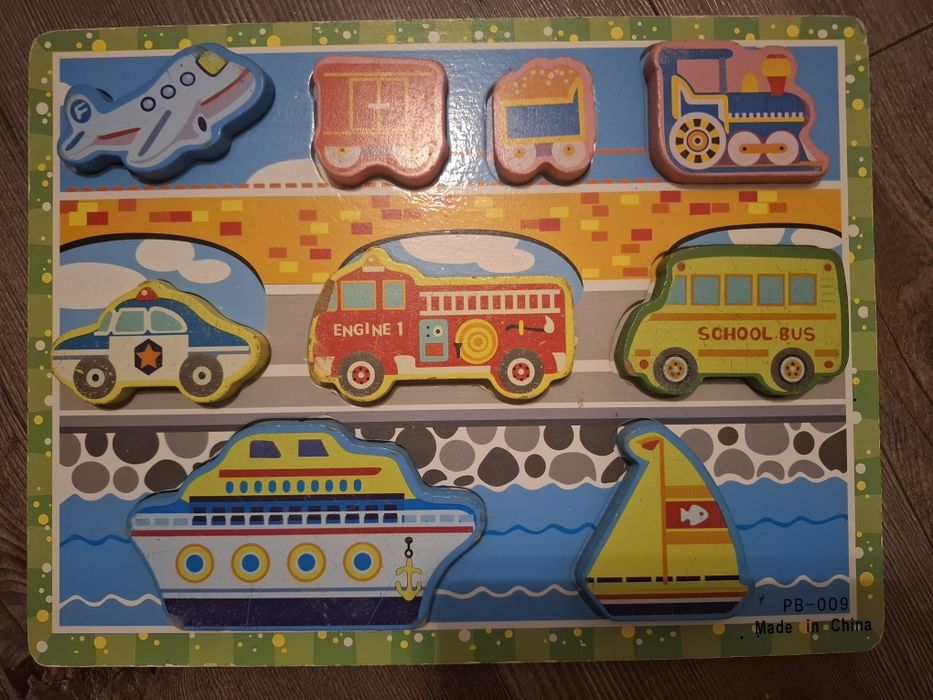 Дървени пъзели, занимателни игри