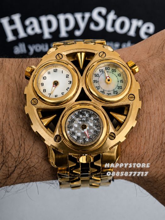 INVICTA Cerberus Gold 47 mm, Инвикта нов мъжки часовник