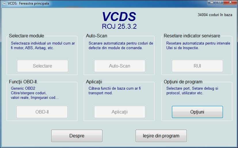 Tester Auto VCDS VAG COM V2 Romana VW Audi SKODA SEAT 2026
