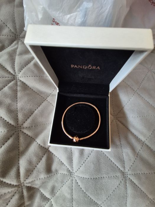 Нови оригинални гривни Pandora rose gold