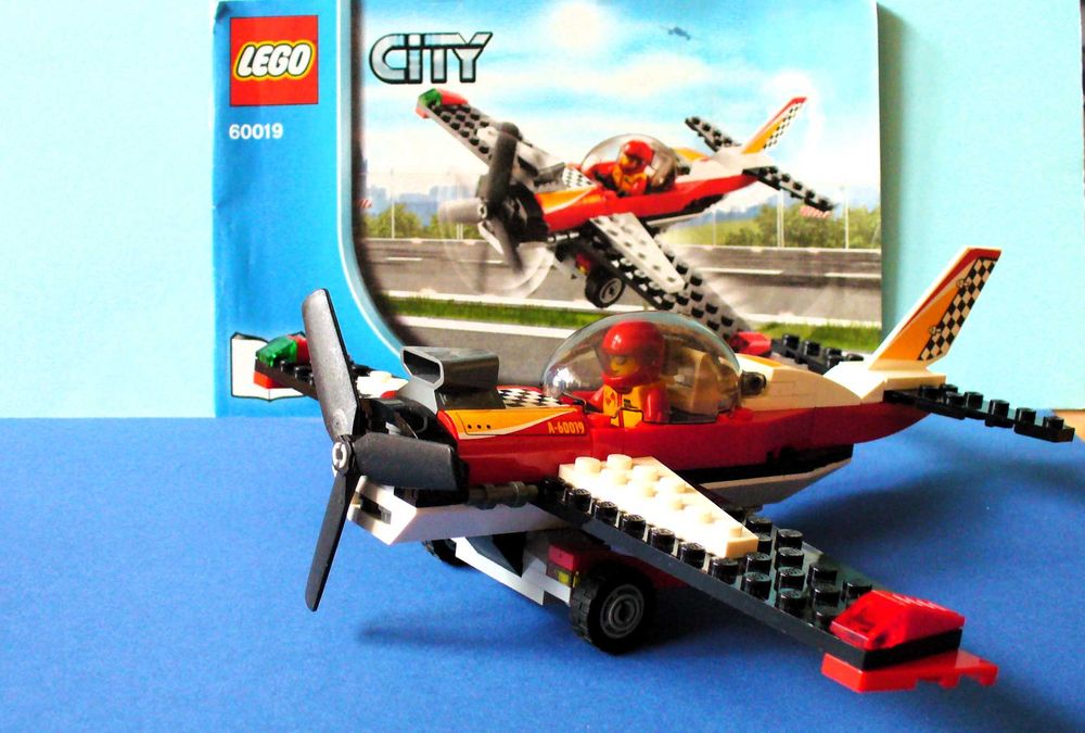 LEGO City Камиони 60020, 60025, 60060 и каскадьорски самолет 60019