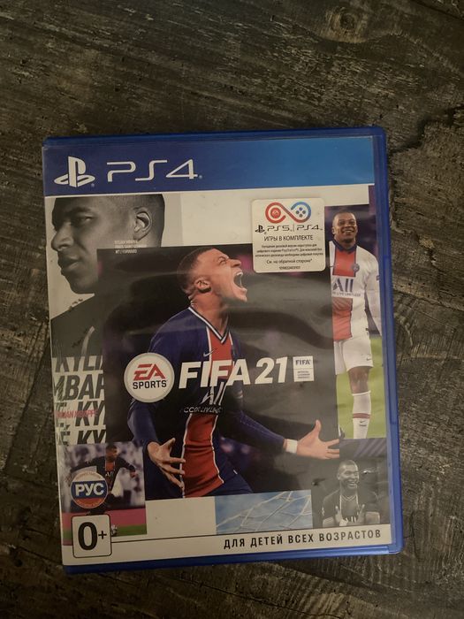 Диск FIFA 21 для PS4 в отличном состоянии»