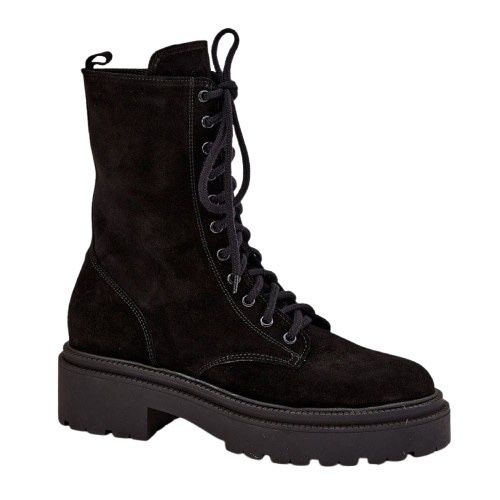 Bocanci vatuiti, din piele naturala - pentru femei