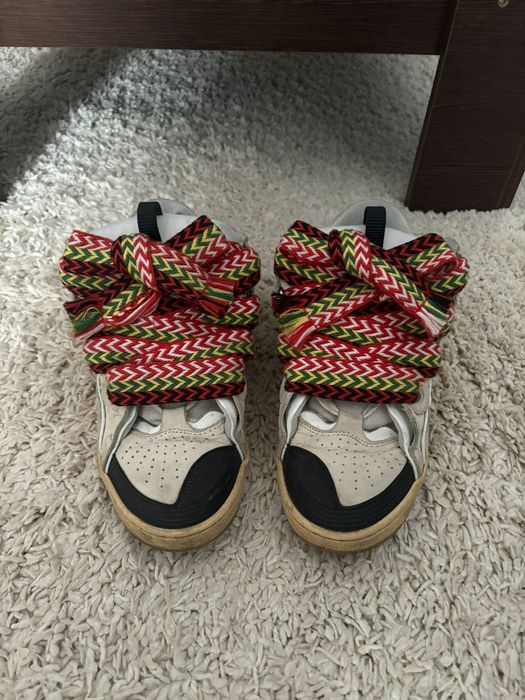 Lanvin curb - White Ivory mărime 43