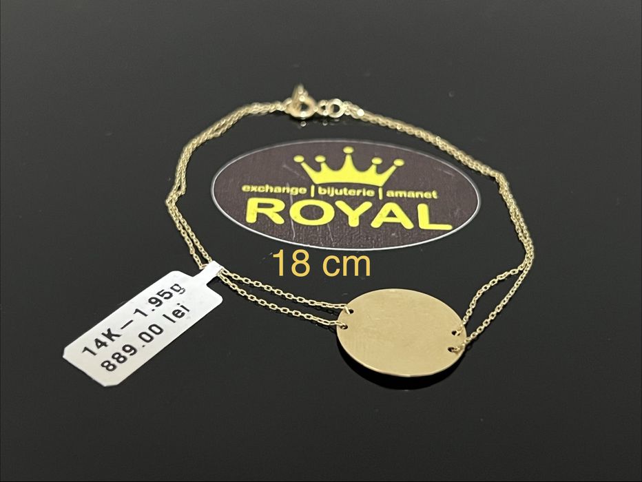 Bijuteria Royal CB : Bratara dama banut aur 14k  1,95 grame