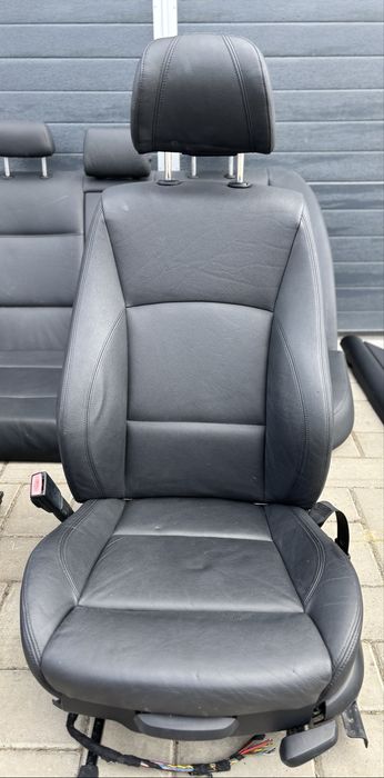 Scaune interior recaro sport piele neagra incalzit Bmw seria 3 E90 #2