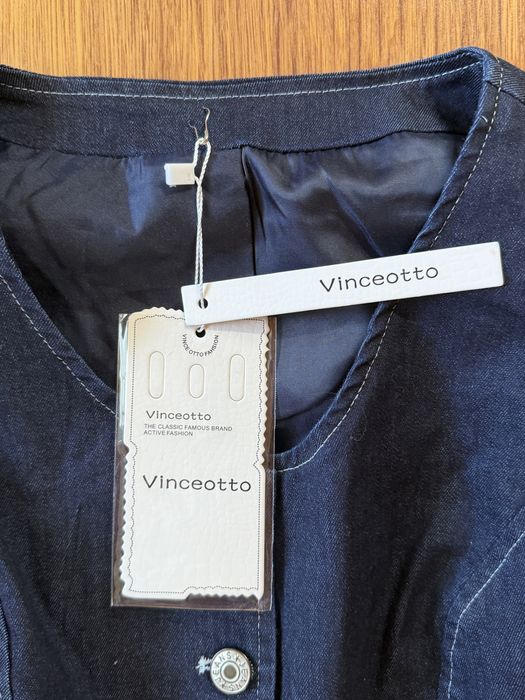 Дамски дънков сет от две части