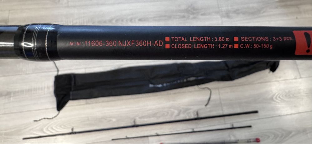 Lanseta Daiwa ninja X feeder, 3.60M, 150G
