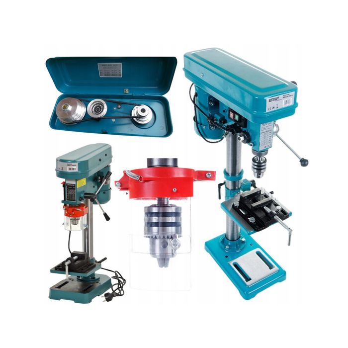 Masina de gaurit fixa cu coloana, de banc, 1450 W, 12 viteze, Kraft