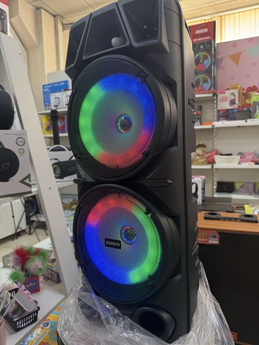 Музыкальна колонка караоке микрофон