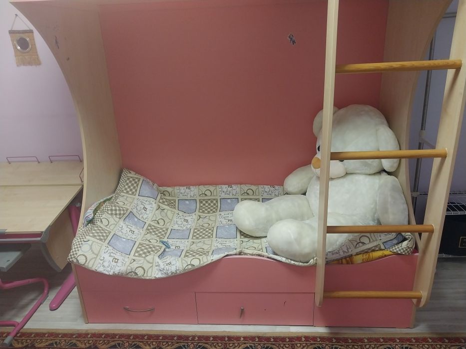 Детский стул, шкаф, кровать 3в1