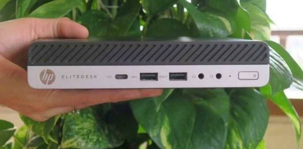 Mini pc Elitedesk 800 G3 I5 8GB (mouse-tastatura-cablu DP-hdmi) KIT COMPLET