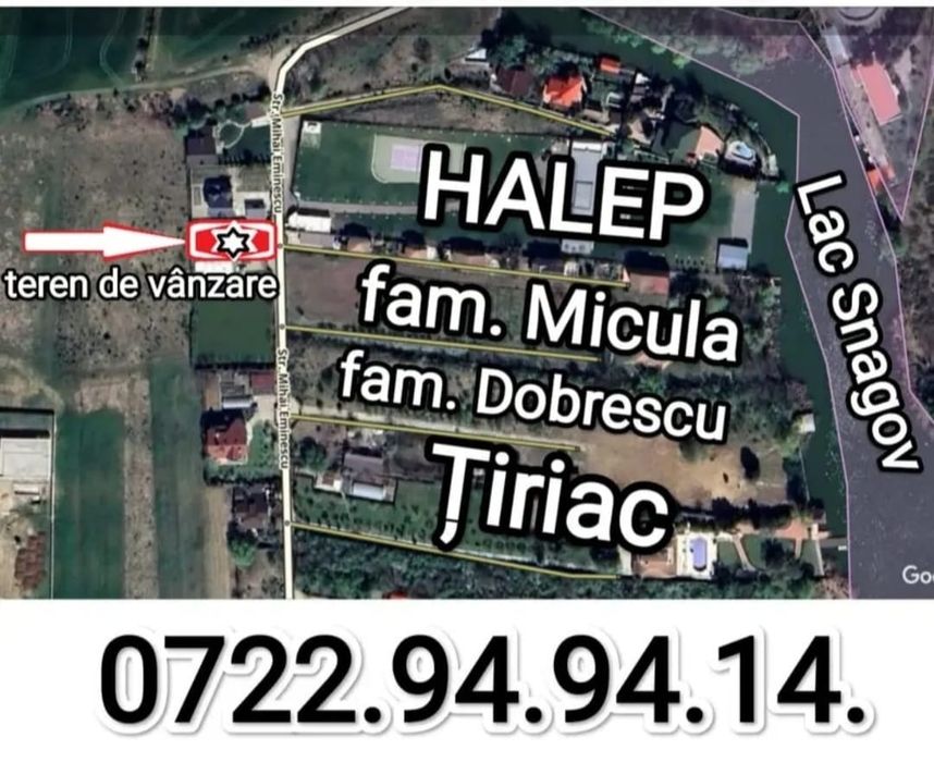 Teren 500m² Izvorani Ilfov