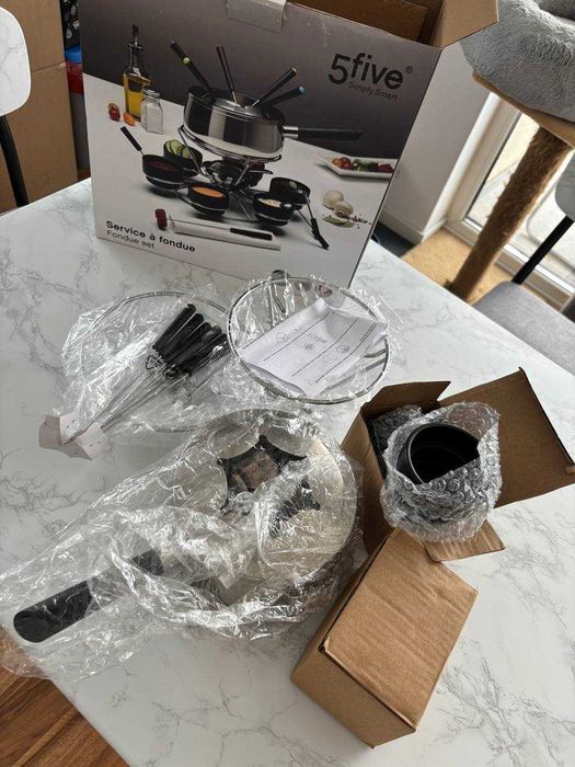 Set fondue 5five, inox, pentru 6 persoane