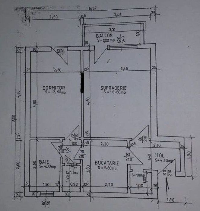 EXCLUSIV Propietar Vand Apartament Bloc Caramida - Razboieni - 2 Camere Decomandat - Centrala Noua Ariston Cupru - Acoperis Tipla (Fara Infiltratii